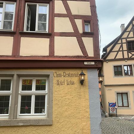 China Restaurant Hotel Lotus Rothenburg ob der Tauber Exteriér fotografie