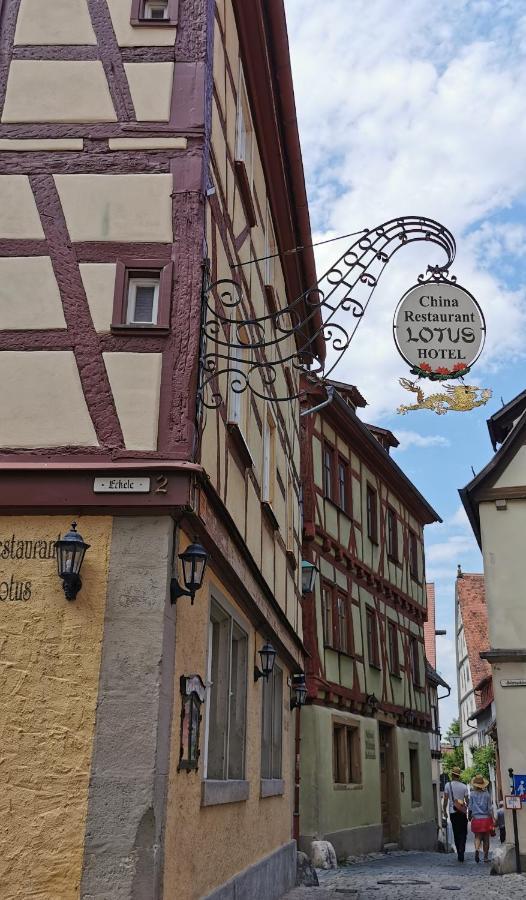China Restaurant Hotel Lotus Rothenburg ob der Tauber Exteriér fotografie